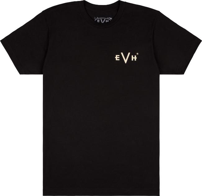 EVH Eddie Van Halen Guitar 5150 Iconic T-Shirt, Black, XXL (XX-Large) M