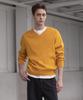 Dekkoloso Soft Cotton V-Neck Knit [Deep Yellow]