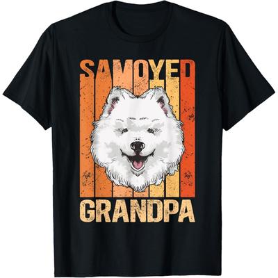 Samoyed Grandpa Samoyeds Dog Owner Samoyed T-Shirt for Men