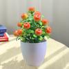 Artificial Potted Plants Realistic Fake Mini Fruits Tree Home Office Table Centerpiece