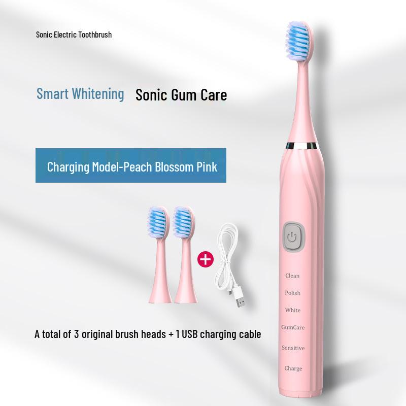 Rechargeable Sonic Electric Toothbrush & Water Flosser Combo for Adults