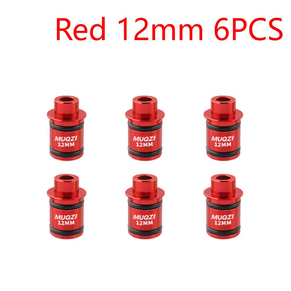 3-10PCS Aluminum Alloy Bike Hub Thru Axle Adapter Quick Release Stable Bike Hub Converter Bike Thru Axle Quick Release Adapter