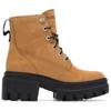 Timberland Everleigh 6 Zoll Schnürstiefel Weizenfarbenes Nubuk Bequeme Kurze Martin Stiefel Damenstiefel Braun A41QK231