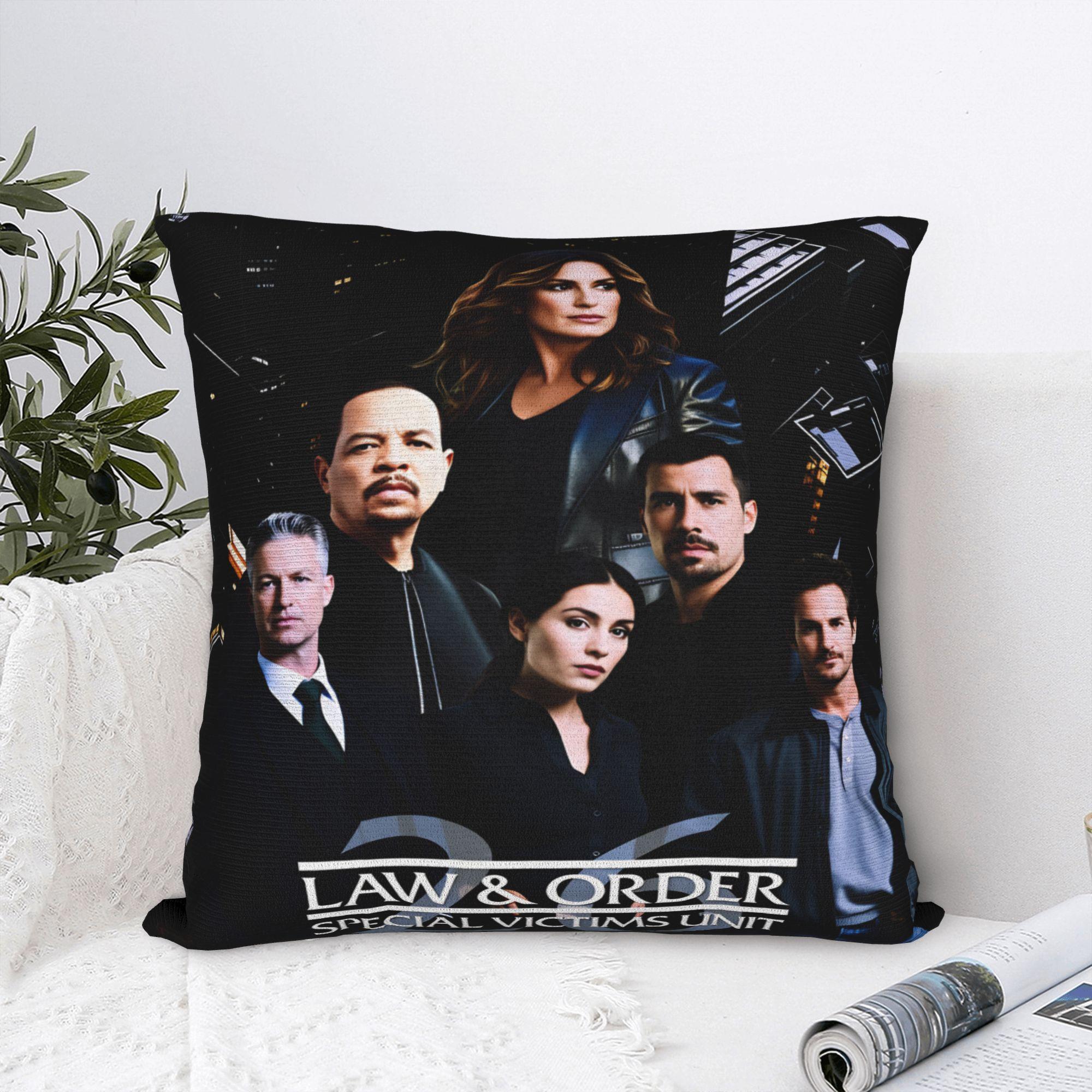 Pandara Jewelry Unisex Law Order Svu Pillowcases Funny Pillow Case For Sofa Home Decoration Soft Pillow Cover