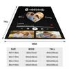 Valentine's Day Personalized Flannel Blanket With Your Photos for Boyfriend Girlfriend Wife Husband Couple Anniversary Gifts