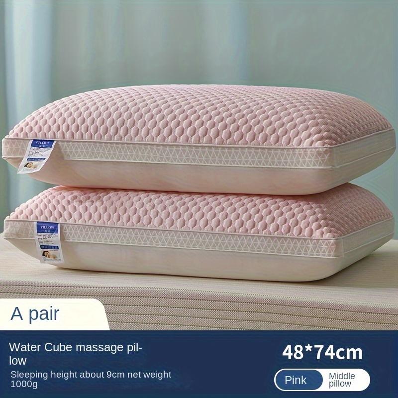 1 шт Летняя подушка с защитой шейного отдела шеи и подушкой для сна для домашнего использования не проминается и не деформируется 48x74cm1pc розовый 3929₽