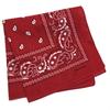 Trifong Bandana Paisley Rot Erwachsene Baumwolle 100% Großes Cashew-Muster 55cm x 55cm