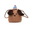 Plush Mini Trendy Dog Sling Bag For Boys And Girls Featuring Breathable Fabric And Design Playful