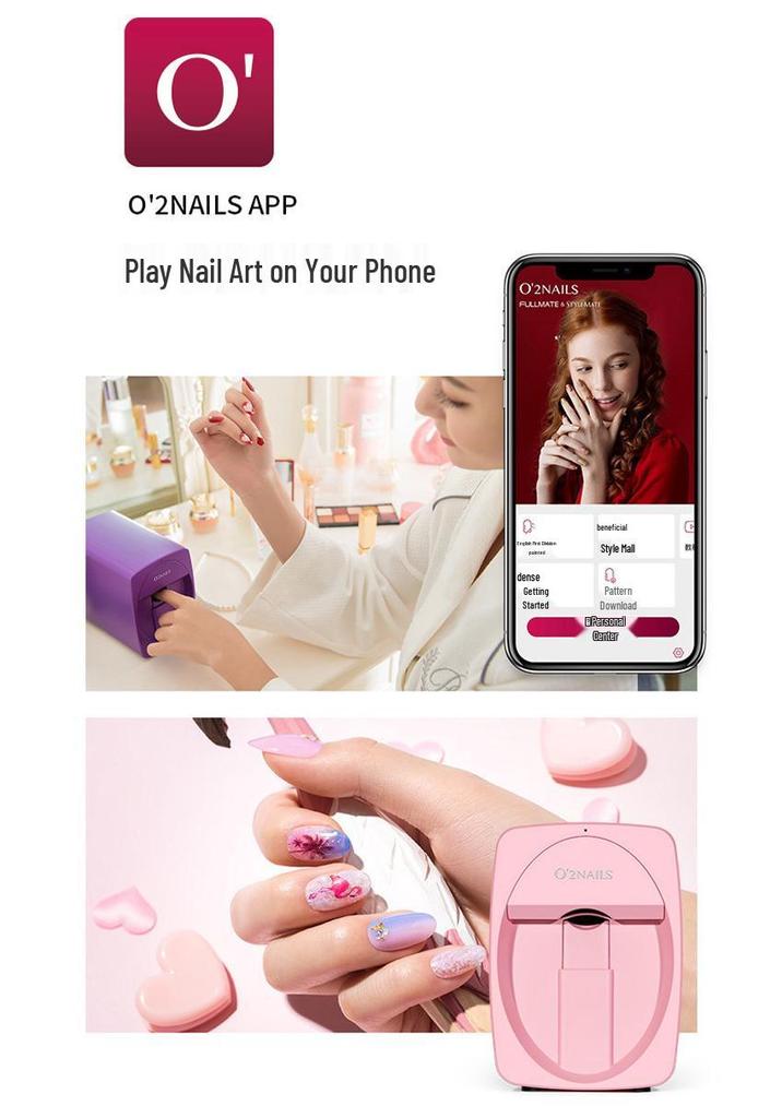 O2nails 3D Smart Nail Art Printer - Model M1