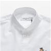 Maison Kitsune Km00488wc2010 P100 Dressed Fox Patch Mens Shirt
