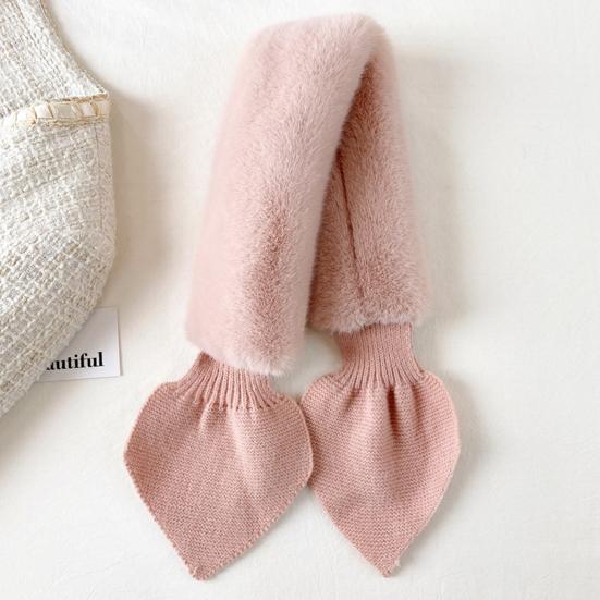 Thickened Warm Wide Noble Thermal Scarf Women Autumn Winter Imitation Rabbit Fur Scarf
