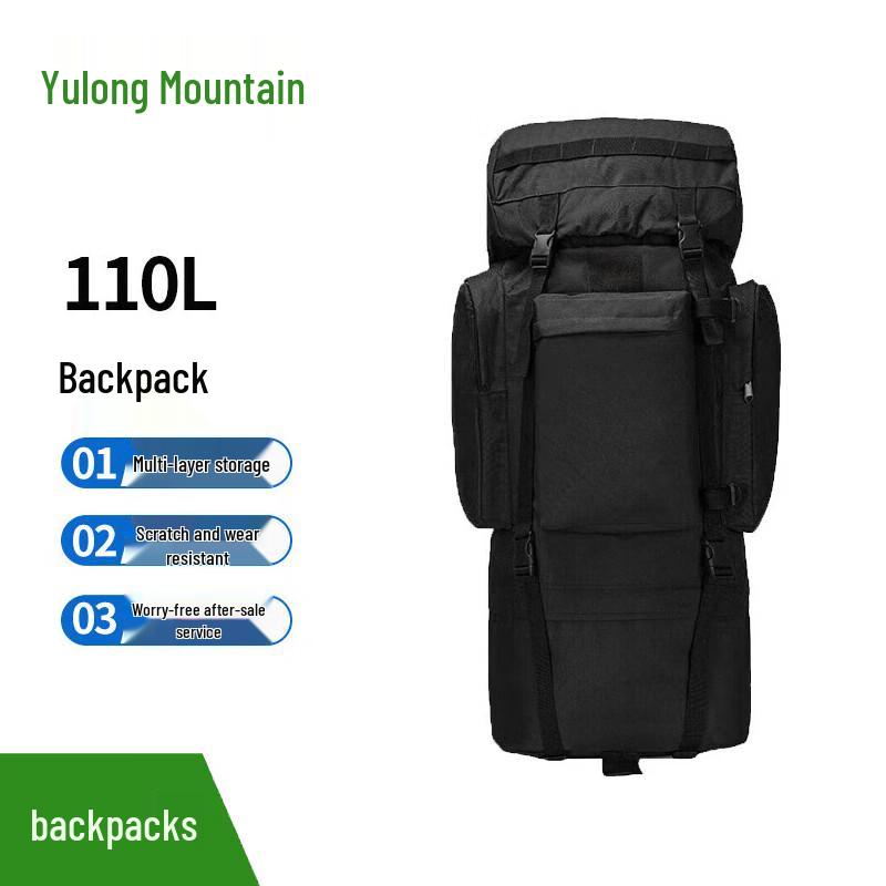 Yulongshan 110L Large Capacity Outdoor Tactical Backpack