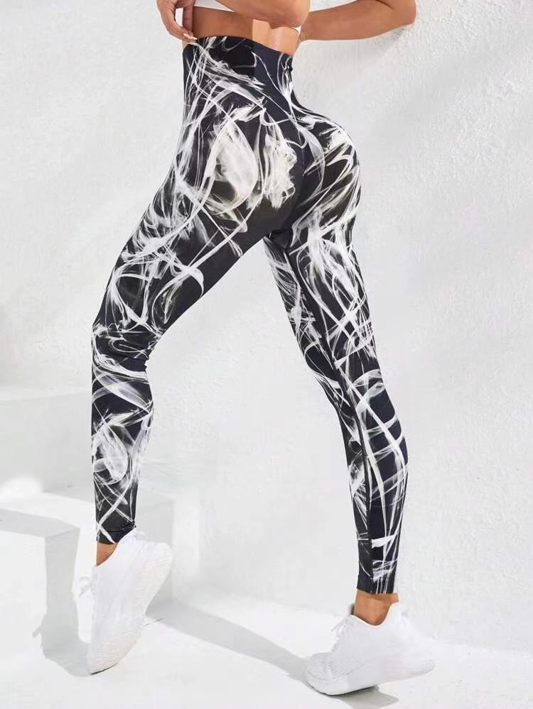 Women's High-Waisted Peach Butt Lifting Yoga Pants - Seamless, Quick-Dry, Skinny Fit