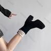Fashion Autumn Women Ankle Boots Short Ladies Platform Square High Heels Female Shoes Fashion Solid Suede Chunky Heeled Botines Mujer