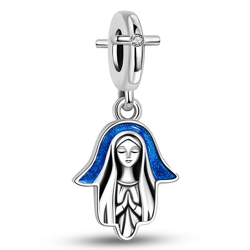 Copper Love Angels Four Leaf Clover Charm Bead Fit For Women Bracelets Bangles Diy Jewelry Making