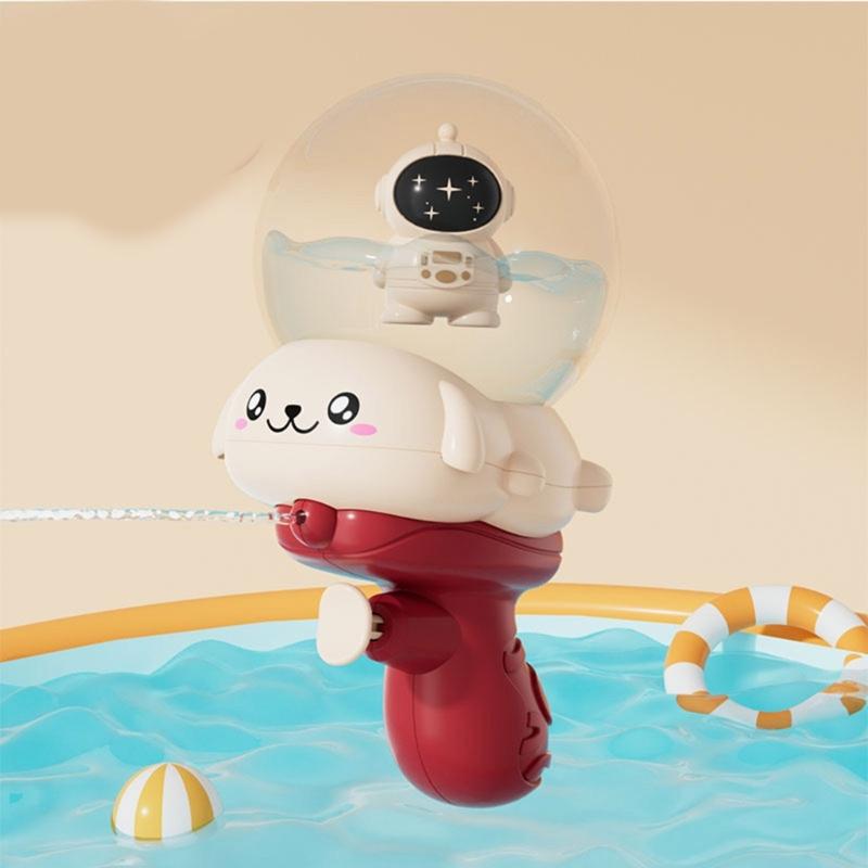 Clear Cartoon Theme Water Squirter Toy For Children Easy Grip Outdoor Summer Activity Water Squirter Toy for Toddler