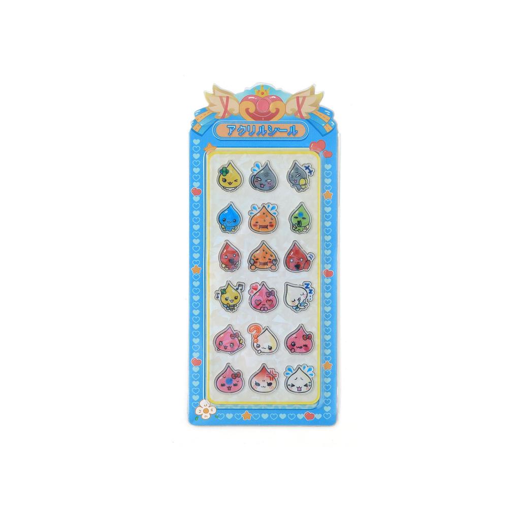 3D Acrylic Cartoon Princess Scene Stickers for Kids - Creative Decorative Stick-On Fun