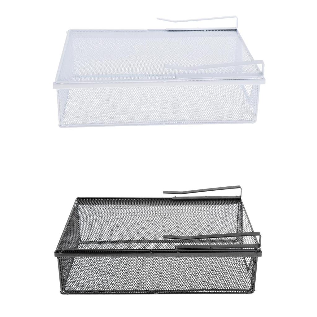 Under Cabinet Sliding Basket Metal Wire Organizer Drawer Partition Divider for Wardrobe Bedroom Kitchen