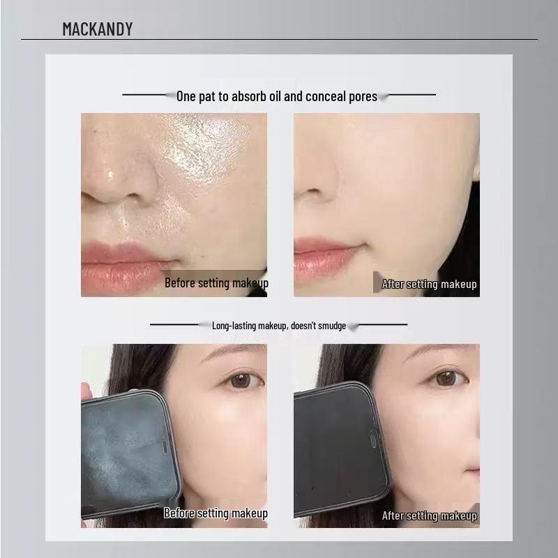 Make Andy Snow White Translucent Loose Powder: Clear, Natural, Brightening, Long-lasting, Oil Control Setting Powder