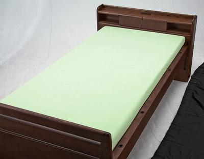 Wellfun Cotton Blend Pile Waterproof Box Sheet, Green