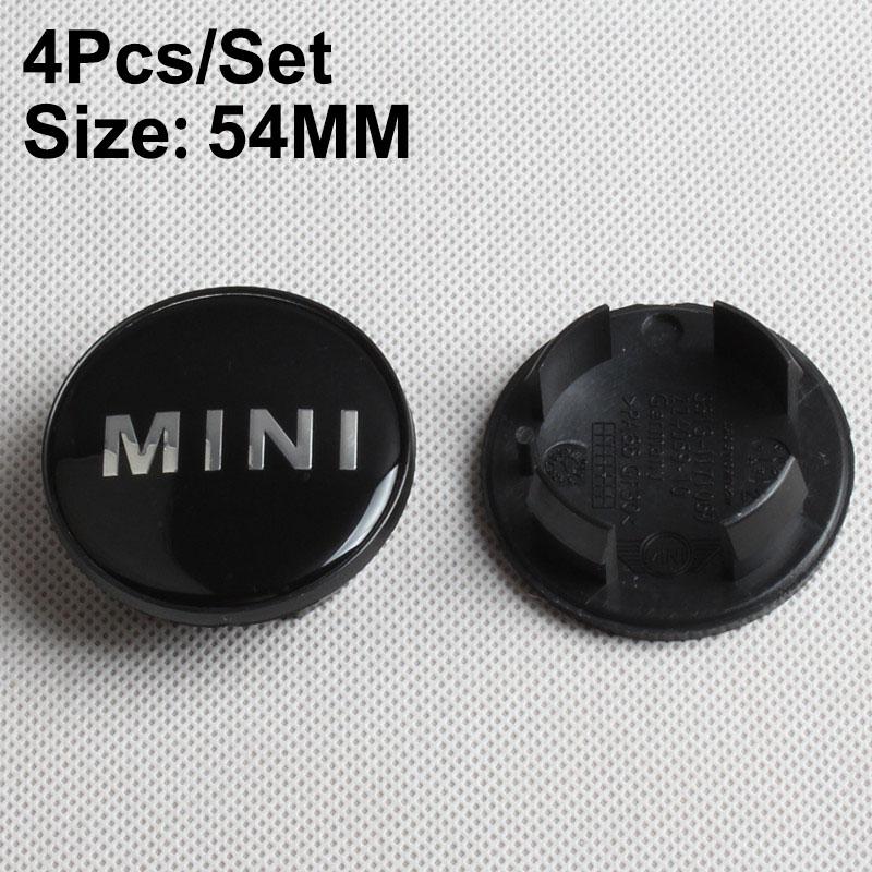 4Pcs 54MM 56MM Car Logo Wheel Center Hub Stickers Accessories For MINI One Cooper JCW Countryman Clubman Cabrio Paceman Coupe