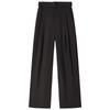 EICHITOO Women's High-Waist Lyocell-Linen Commuter Casual Trousers