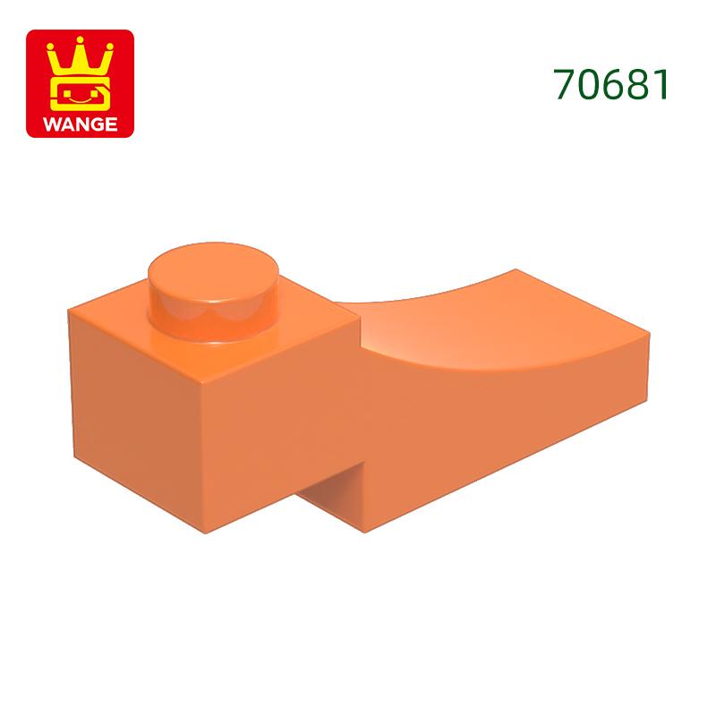 Non-Toxic 145Pcs/Lot 70681 Curved Arch Plates 3X1 Building Block Moc Color Accessories Compatible With Brick Diy Children'S Toy