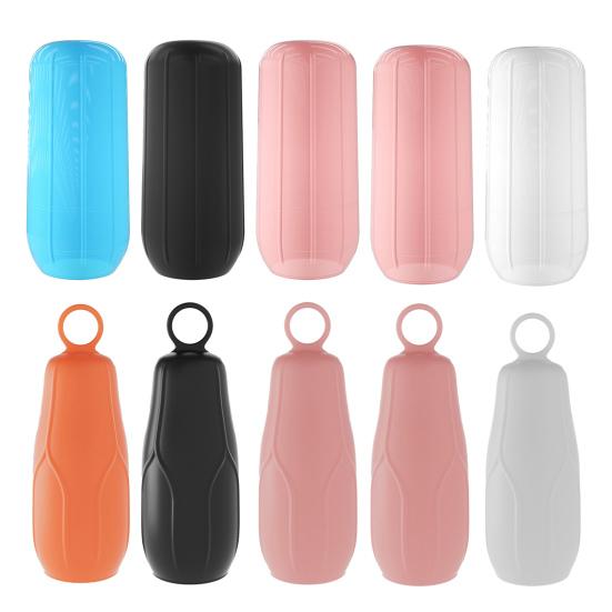10Pcs Leakproof Travel Toiletry Sleeves Excellent Flexibility Good Tightness Silicone Leak Lock Covers for Home & Travel Use