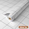 Self Adhesive Marble Grain Contact Paper Waterproof Oil Proof Stain Resistant Easy Clean for Kitchen Countertop Bathroom Renovation