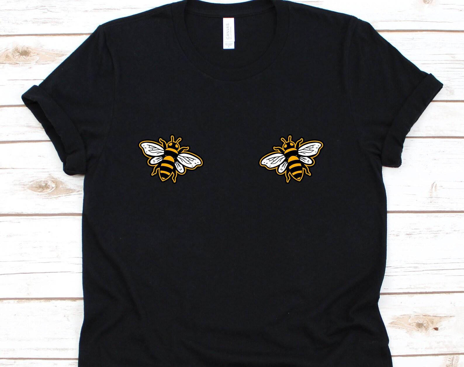 Bee Bra, Bee Lover Shirt, Beekeeper, Bee Lover Gift, Bee Gifts, Bee Hive, Beekeeper Shirt, Beekeeper Gift, Beekeeping Shirt 2XL