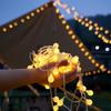 Canopy Tent Solar LED Star Lights for Outdoor Camping & Holiday Decorations
