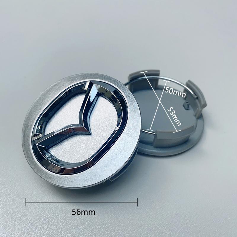4 Stück Original Auto Radnabenkappe Abdeckung Für Mazda 3 6 2 5 CX5 CX3 Atenza MX5 CX7 Axela CX30 CX90 CX60 CX50 MX30 CX9 RX8 CX8