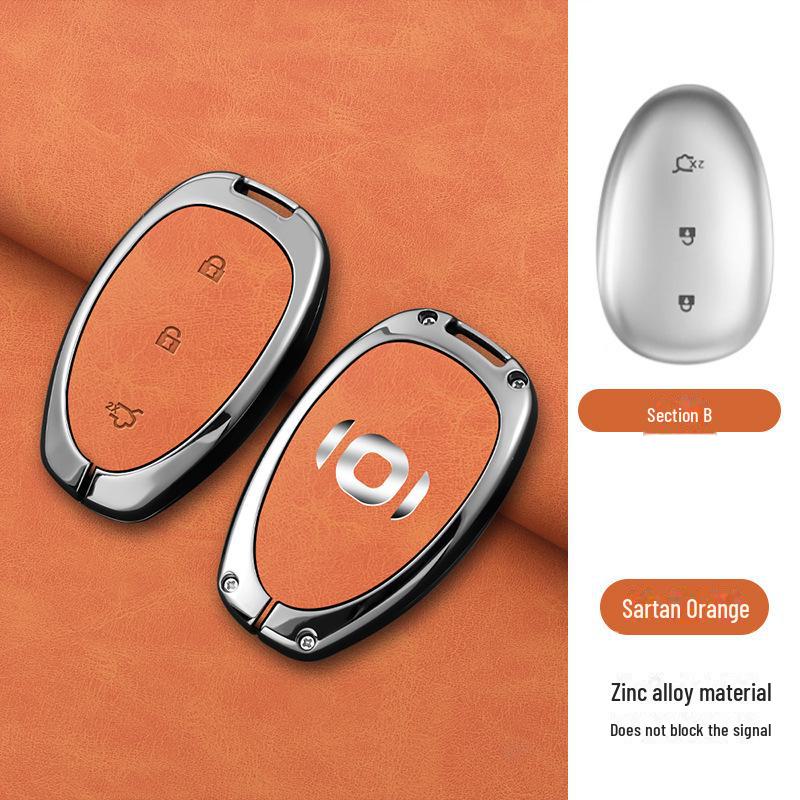 Changan Qiyuan A07 Key Cover with High-End Metal Buckle for Male and Female Models.