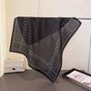 68Cm Small Square Feminine Scarf Hijab Female Cotton Feeling Headband Kerchief Vintage Neck Tie Shawl Wrap