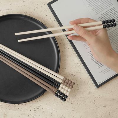 2 Pairs Chinese Chopsticks Sturdy Kitchen Utensil Alloy Noodles Sugar-coated Haws Chopsticks Practical Daily Use Alloy
