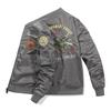New Autumn and Winter Air Force Bomber Jacket Men's Embroidered Baseball Uniform Spring and Autumn Large Size Jacket