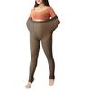 Large Size Fleece Lined Tights Women Leggings Winter Warm Thermal High Waist Pantyhose Opaque Faux Translucent Stockings