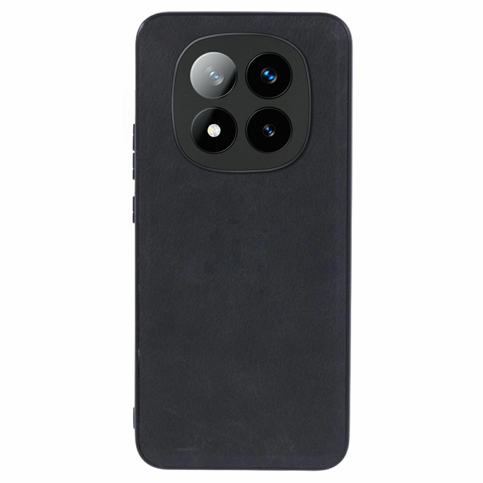 

Для Xiaomi Redmi Note 14 Pro+ 5G чехол ретро кожаный чехол для телефона PC+TPU A