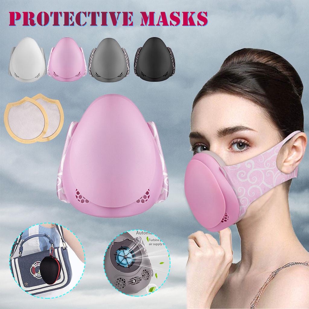 Adult Intelligent Electric Anti-Fog Haze  Respirator Replaceable Filter