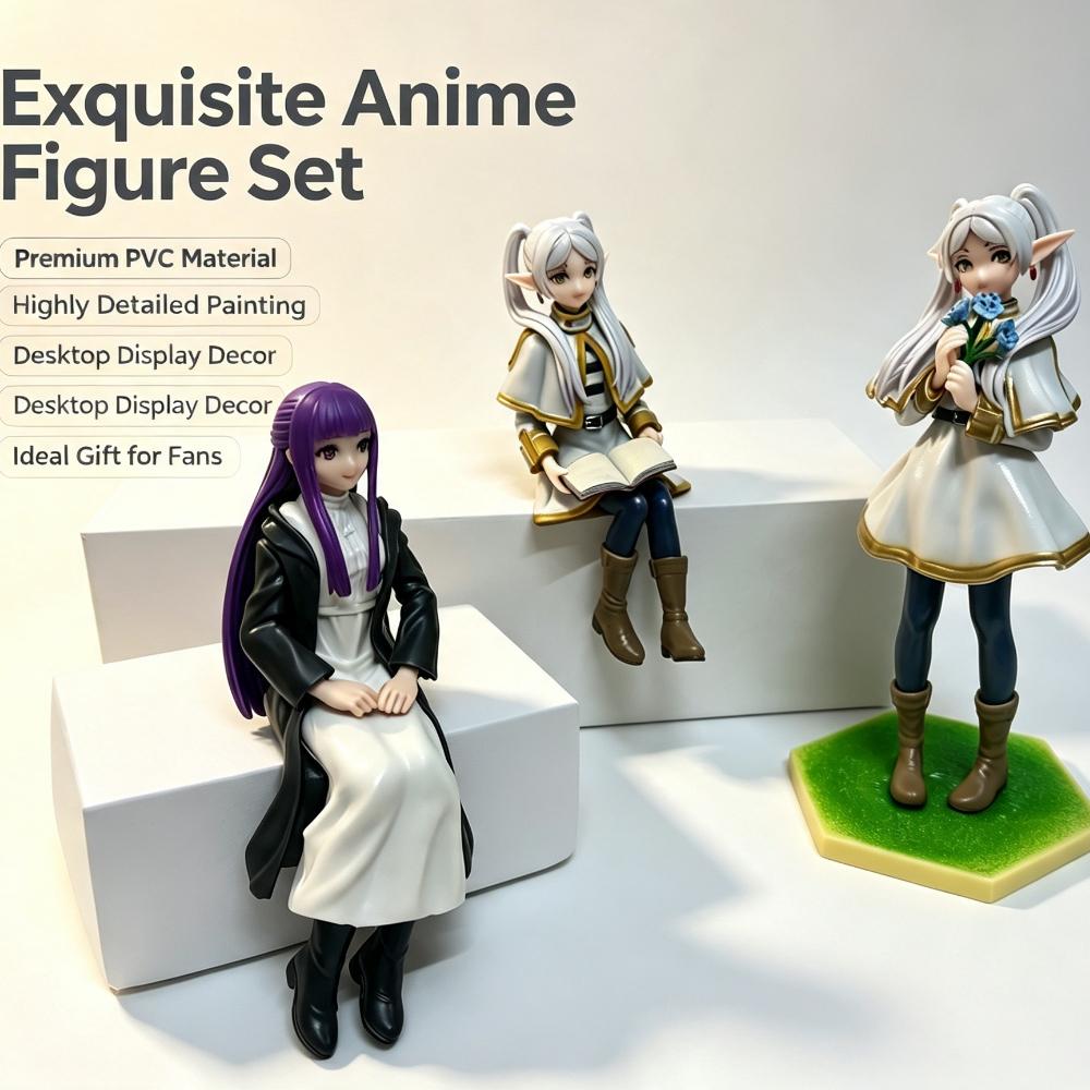 Noodle Stopper Sousou no Frieren Anime Girl Figure Frieren Beyond Journey's End Action Figure Collectible Model Toys