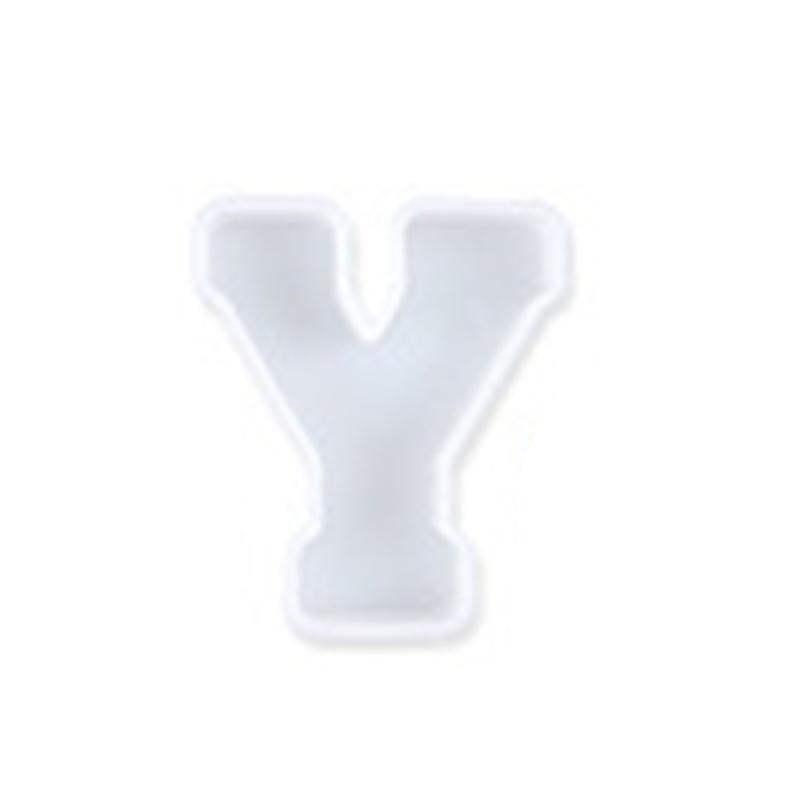 Alphabet Silicone Casting Mould Resin Letter Mold Keychain Pendant Capital Table Ornament Epoxy Mold DIY Jewelry Craft