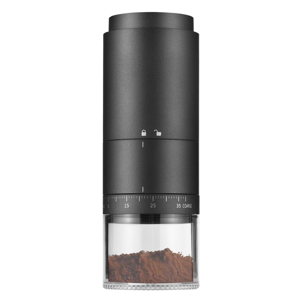 Handheld Electric Coffee Grinding Machine Coffee Bean Grinder with 38 Grinding Setting Digital Power Display 5 Blades