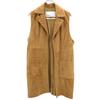DOMA Goatskin Long Leather Best XS Beige Women Used