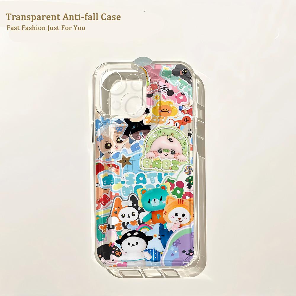 Carcasă de telefon Anime M-Mascot GMMTVS pentru IPhone 17 16 16e 15 14 13 12 11 Mini Pro Max X XR XSMax 7 8 Air Plus Capac Spate Transparent