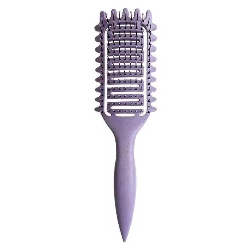 Curl Define Styling Brush Hollow Boar Bristle Detangling Hair Brush Tangled Hair Comb Shaping Defining Curls Styling Tools