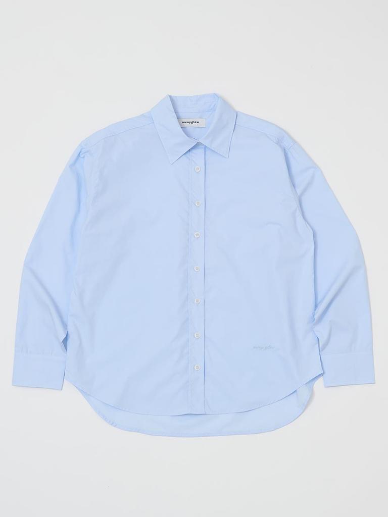 SWAYGLOW [Giza Cotton Fabric] 60-Count Poplin Shirt_Blue