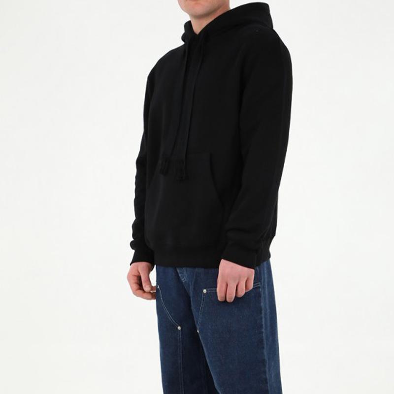 Loewe Sweatshirts Men's Black Hooded Moderate Regular H526Y25X05-1100