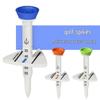 Verstellbarer Golf-Tee mit Ziellinie, Ballpositionsmarkierer und Halter