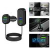 66W Car Phone Charger 5 In 1 Charging Adapter Split Type Car USB Charger