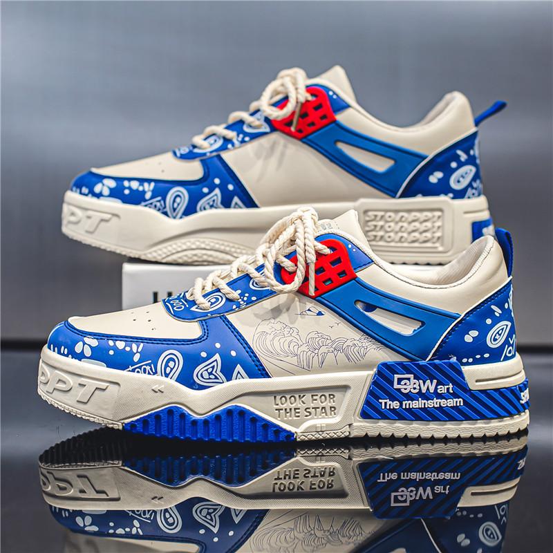 Teen Student Board Shoes Spring New Bread Shoes Platform Wear-resistant Casual Trendy Shoes